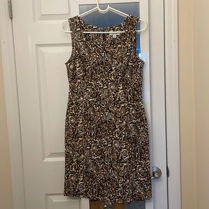 Black & Brown Dress Barn Dress Size 8
